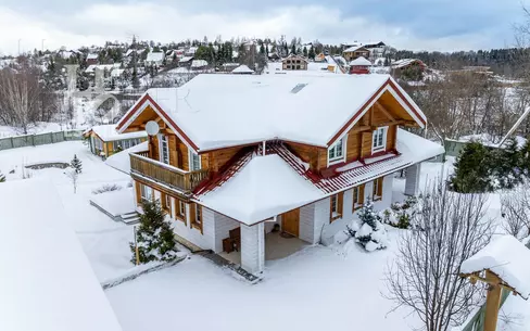 2-этажный коттедж 455 м² с отделкой