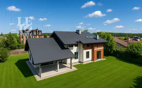 2-этажный коттедж 418.23 м² без отделки