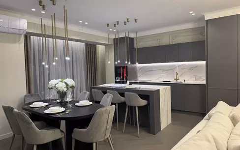 4-КОМН. КВАРТИРА С ОТДЕЛКОЙ 143.1 М² НА 12 ЭТАЖЕ