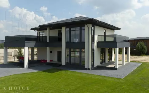 2-этажный коттедж 350 м² без отделки