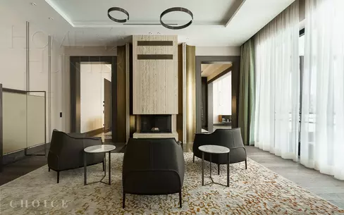 2-этажный коттедж 850 м² с отделкой