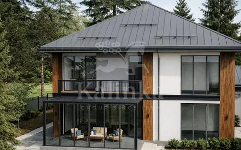 2-этажный коттедж 380 м² без отделки