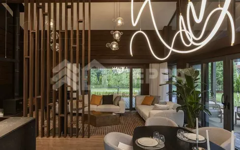 2-этажный коттедж 377 м² с отделкой