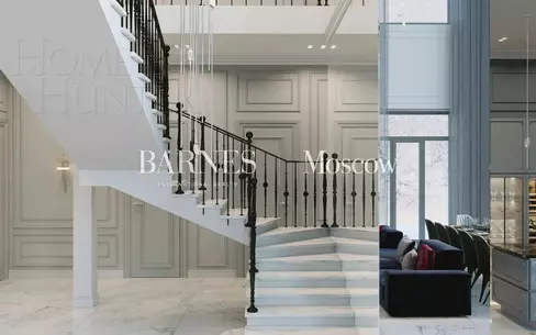 2-этажный коттедж 1 100 м² без отделки