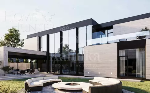 2-этажный коттедж 550 м² без отделки