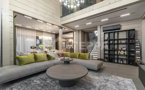 2-этажный коттедж 354 м² с отделкой