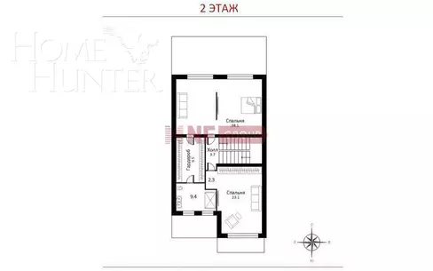 3-этажный таунхаус 290 м² с отделкой