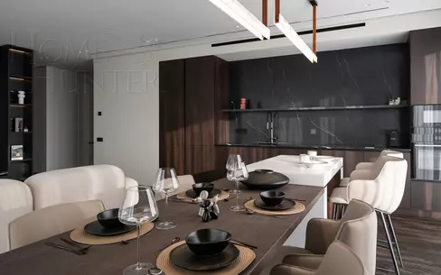 2-КОМН. КВАРТИРА С ОТДЕЛКОЙ 109 М² НА 20 ЭТАЖЕ