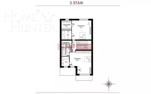 3-этажный таунхаус 290 м² с отделкой