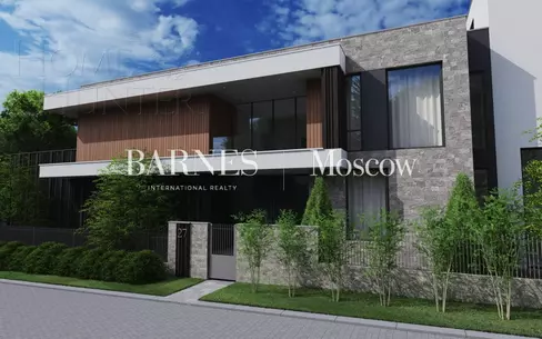 2-этажный коттедж 743 м² без отделки