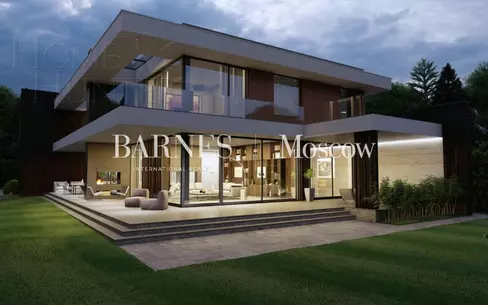 2-этажный коттедж 743 м² без отделки