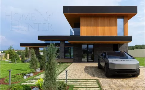 2-этажный коттедж 283 м² с отделкой