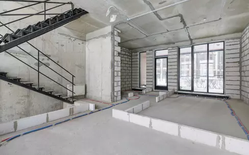 2-УРОВНЕВЫЙ ОСОБНЯК БЕЗ ОТДЕЛКИ 134.3 М² НА 1 ЭТАЖЕ