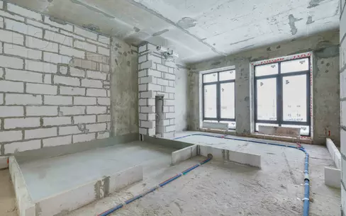 2-УРОВНЕВЫЙ ОСОБНЯК БЕЗ ОТДЕЛКИ 134.3 М² НА 1 ЭТАЖЕ