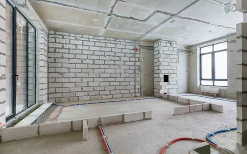 2-УРОВНЕВЫЙ ОСОБНЯК БЕЗ ОТДЕЛКИ 134.3 М² НА 1 ЭТАЖЕ