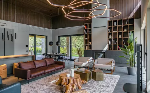 1-этажный коттедж 444 м² с отделкой