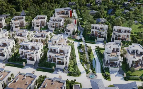 2-этажный коттедж 577 м² без отделки