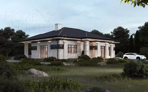 1-этажный коттедж 180.1 м² без отделки