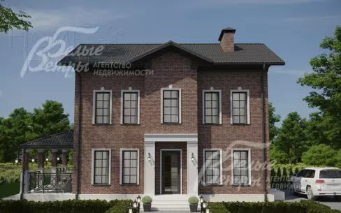 2-этажный коттедж 224 м² с отделкой