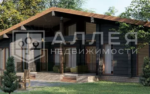 1-этажный коттедж 240 м² с отделкой