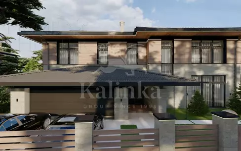 2-этажный коттедж 348 м² с отделкой