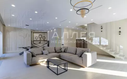 2-этажный коттедж 350 м² с отделкой