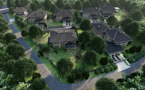 2-этажный коттедж 482 м² без отделки