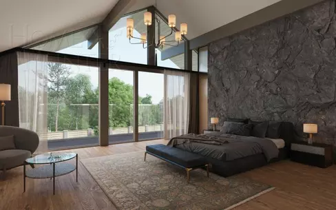 2-этажный коттедж 500 м² без отделки