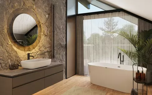 2-этажный коттедж 500 м² без отделки