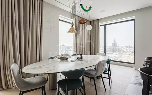 5-КОМН. КВАРТИРА С ОТДЕЛКОЙ 296 М² НА 35 ЭТАЖЕ