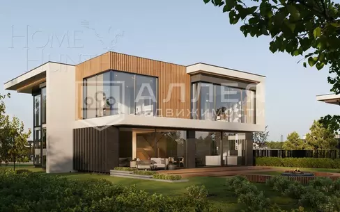 2-этажный коттедж 390 м² без отделки