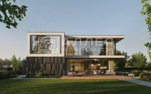 2-этажный коттедж 540 м² с отделкой