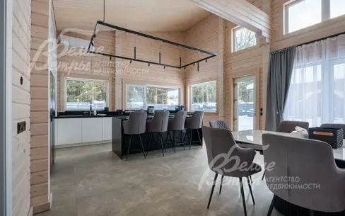 1-этажный коттедж 200 м² с отделкой