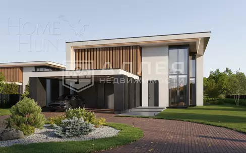 2-этажный коттедж 380 м² с отделкой