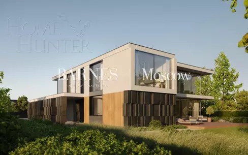 2-этажный коттедж 550 м² без отделки