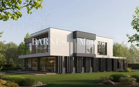 2-этажный коттедж 380 м² без отделки