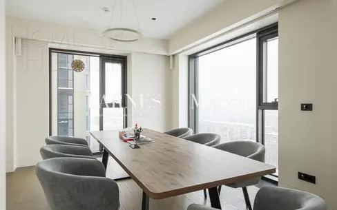 3-КОМН. АПАРТАМЕНТЫ С ОТДЕЛКОЙ 86.7 М² НА 21 ЭТАЖЕ