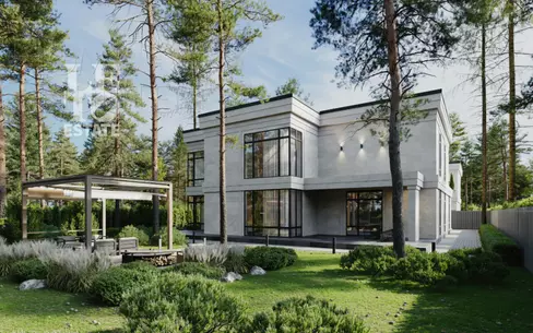 2-этажный коттедж 638 м² с отделкой