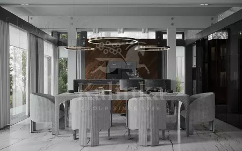 2-этажный коттедж 410 м² без отделки