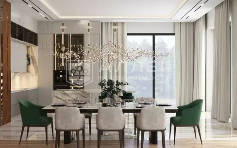 3-этажный коттедж 1 451 м² без отделки