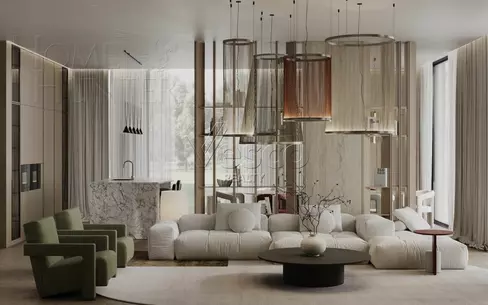 2-этажный коттедж 473 м² с отделкой