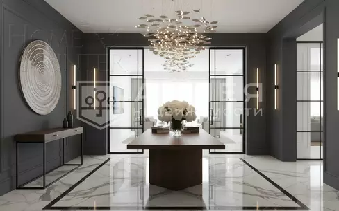 3-этажный коттедж 1 451 м² без отделки