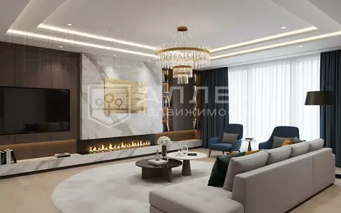 3-этажный коттедж 1 451 м² без отделки