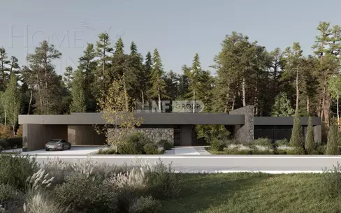 1-этажный коттедж 700.9 м² без отделки