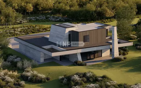 2-этажный коттедж 562.2 м² без отделки