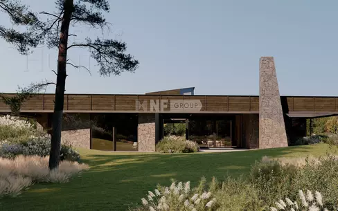 1-этажный коттедж 576.51 м² без отделки