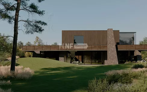 2-этажный коттедж 639.81 м² без отделки