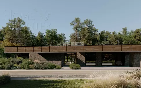 1-этажный коттедж 576.51 м² без отделки