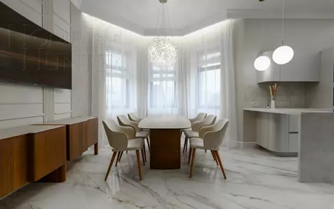 2-этажный коттедж 450 м² с отделкой