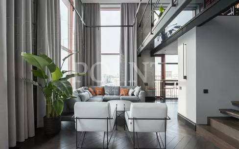 2-УРОВНЕВЫЕ АПАРТАМЕНТЫ С ОТДЕЛКОЙ 101 М² НА 10 ЭТАЖЕ